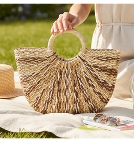 SENSIBLING ROUND WOVEN CROSSBODY BAG (multiple colors)