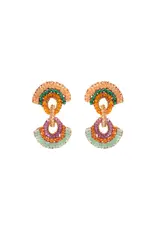 LAVISH HANNAH EARRING PINK ORANGE