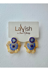LAVISH LIA MINI EARRING BLUE