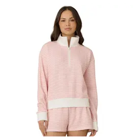 STRIPED CLOUD FLEECE SHORT SET