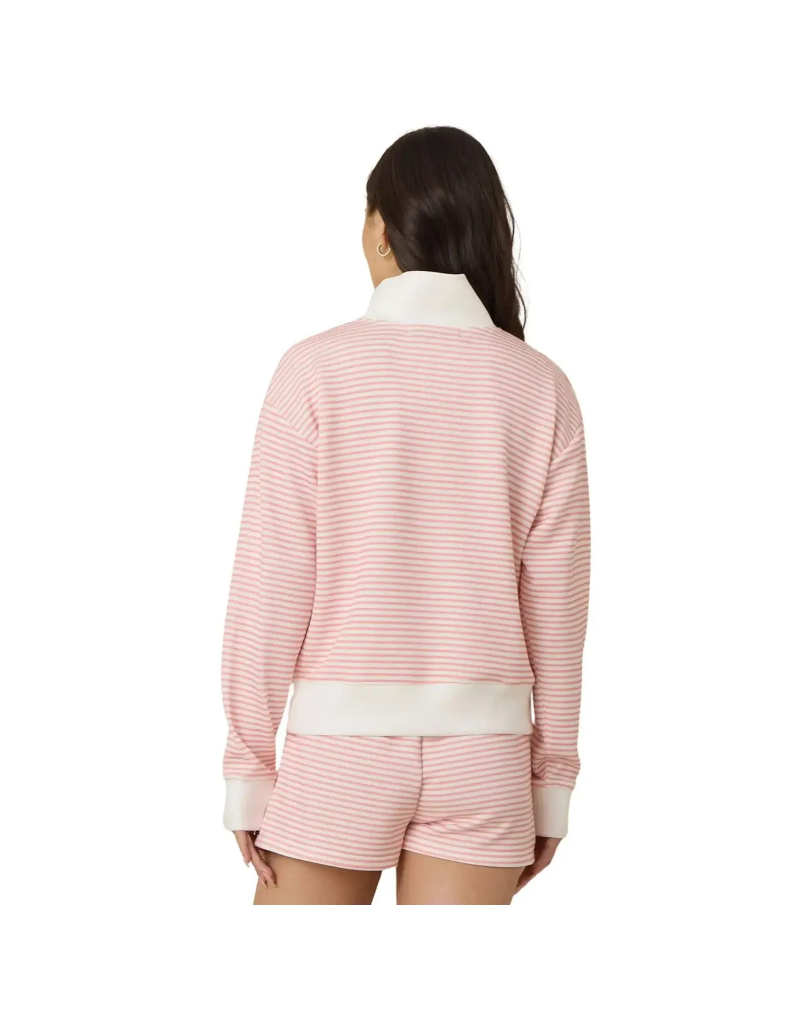 STRIPED CLOUD FLEECE SHORT SET