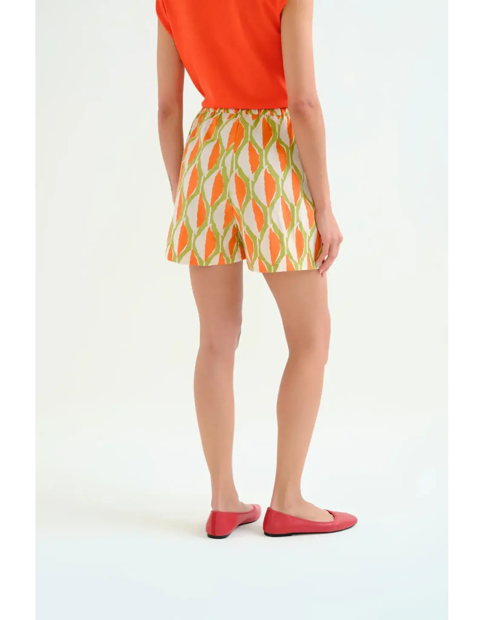 GEOMETRIC PRINT SHORTS