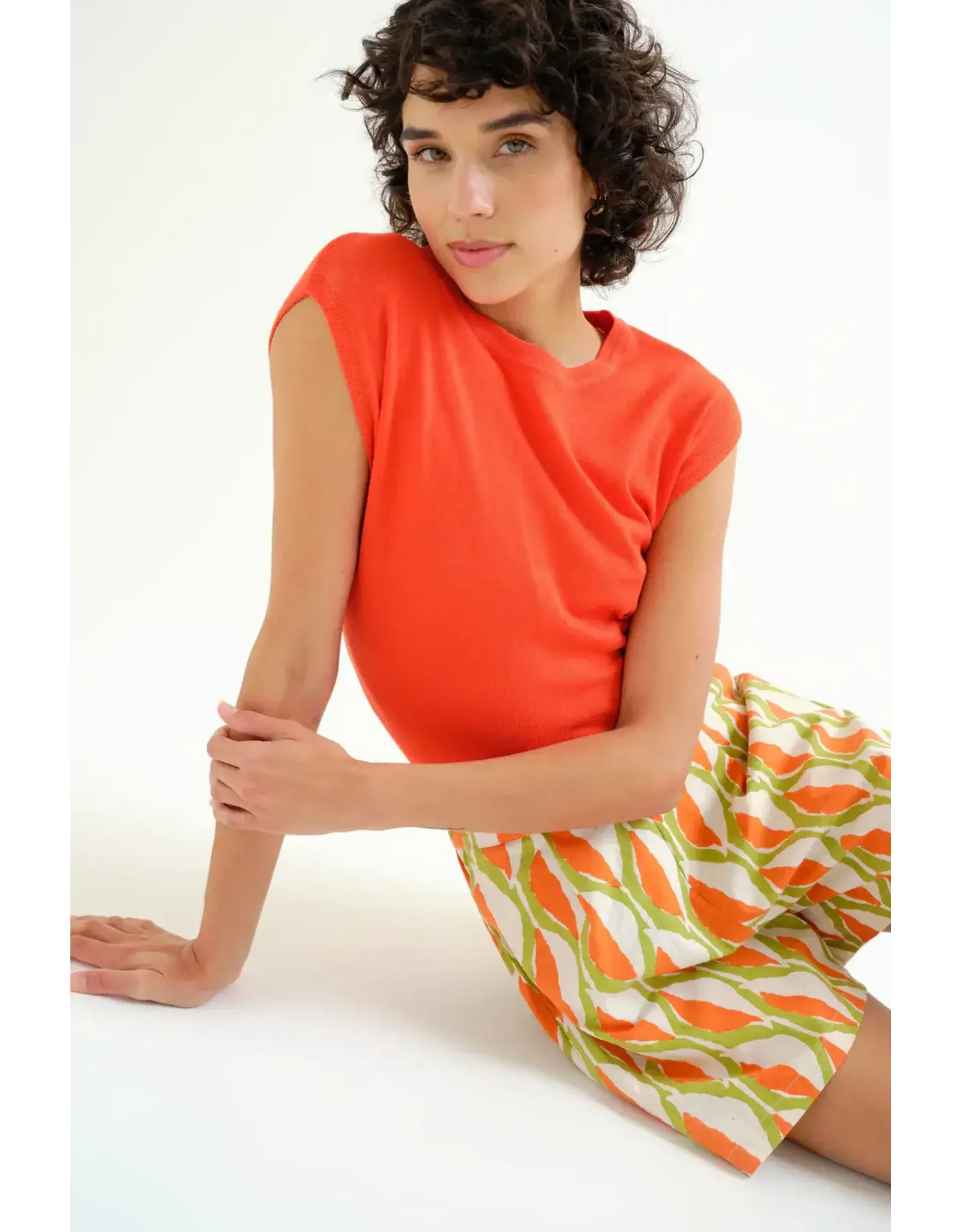 GEOMETRIC PRINT SHORTS