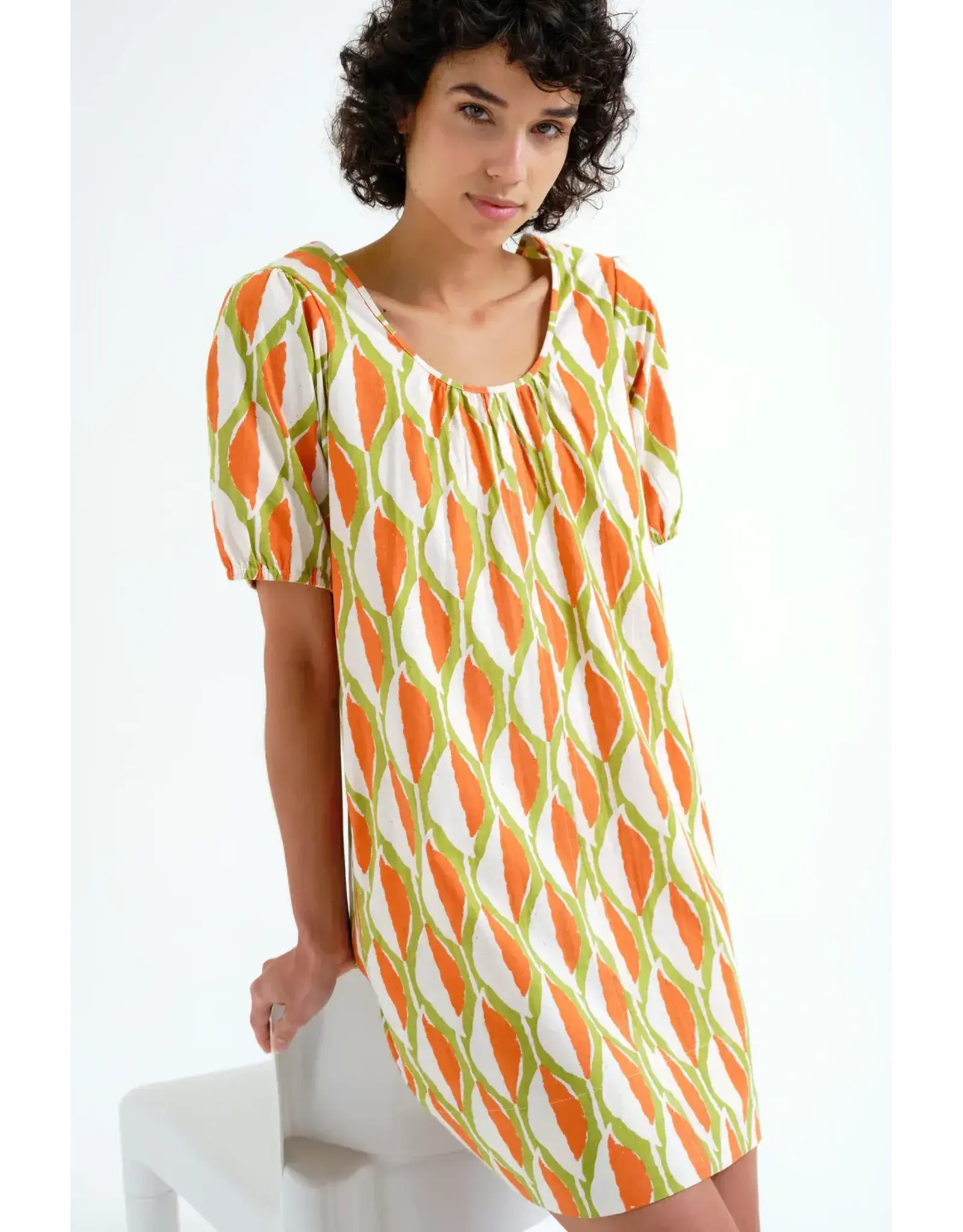 SSLV GEOMETRIC MINI DRESS