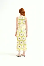 SLVLESS FLOWERBURST MIDI DRESS