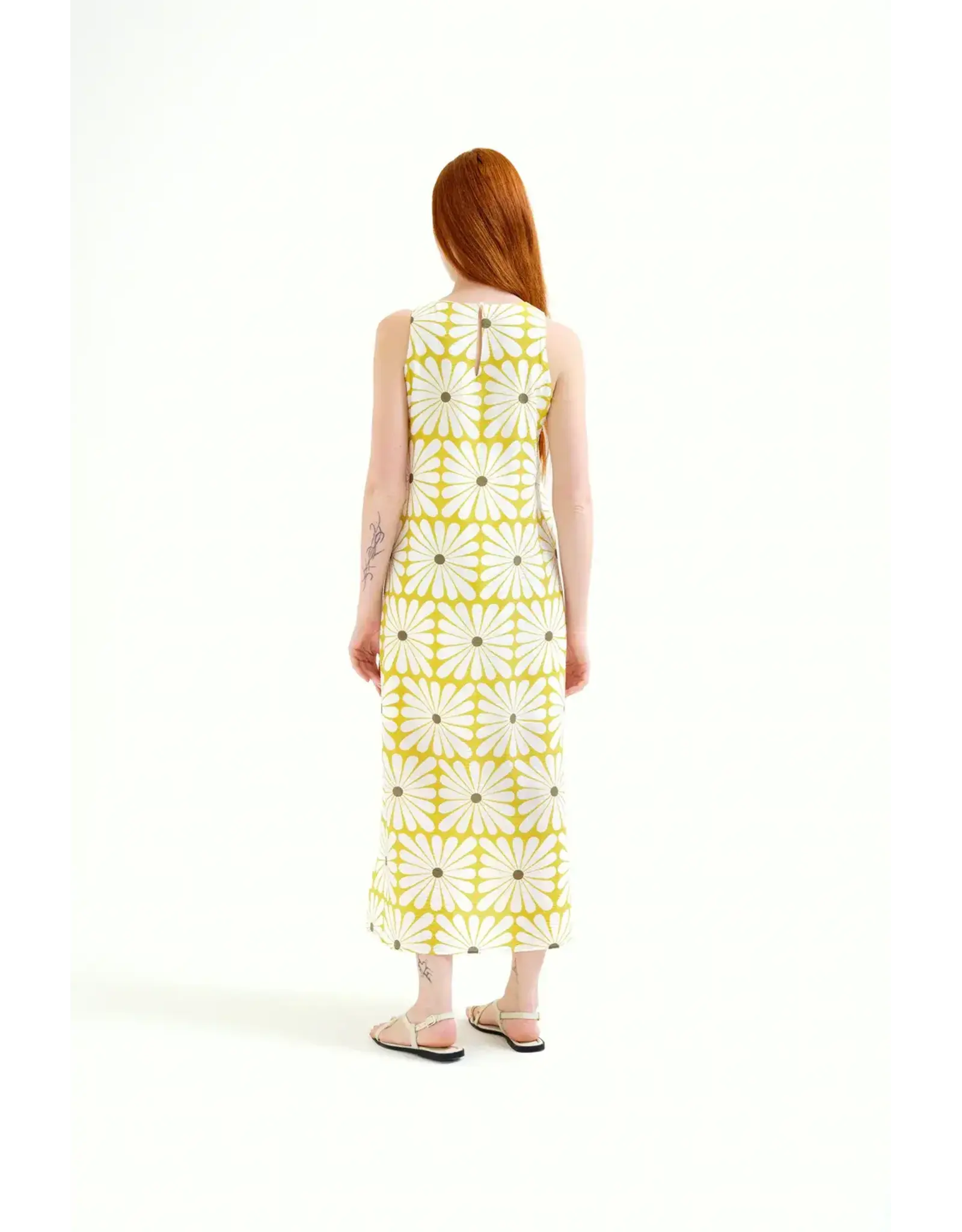 SLVLESS FLOWERBURST MIDI DRESS