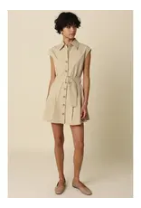DONNA BELTED SLVLESS SHIRT DRESS