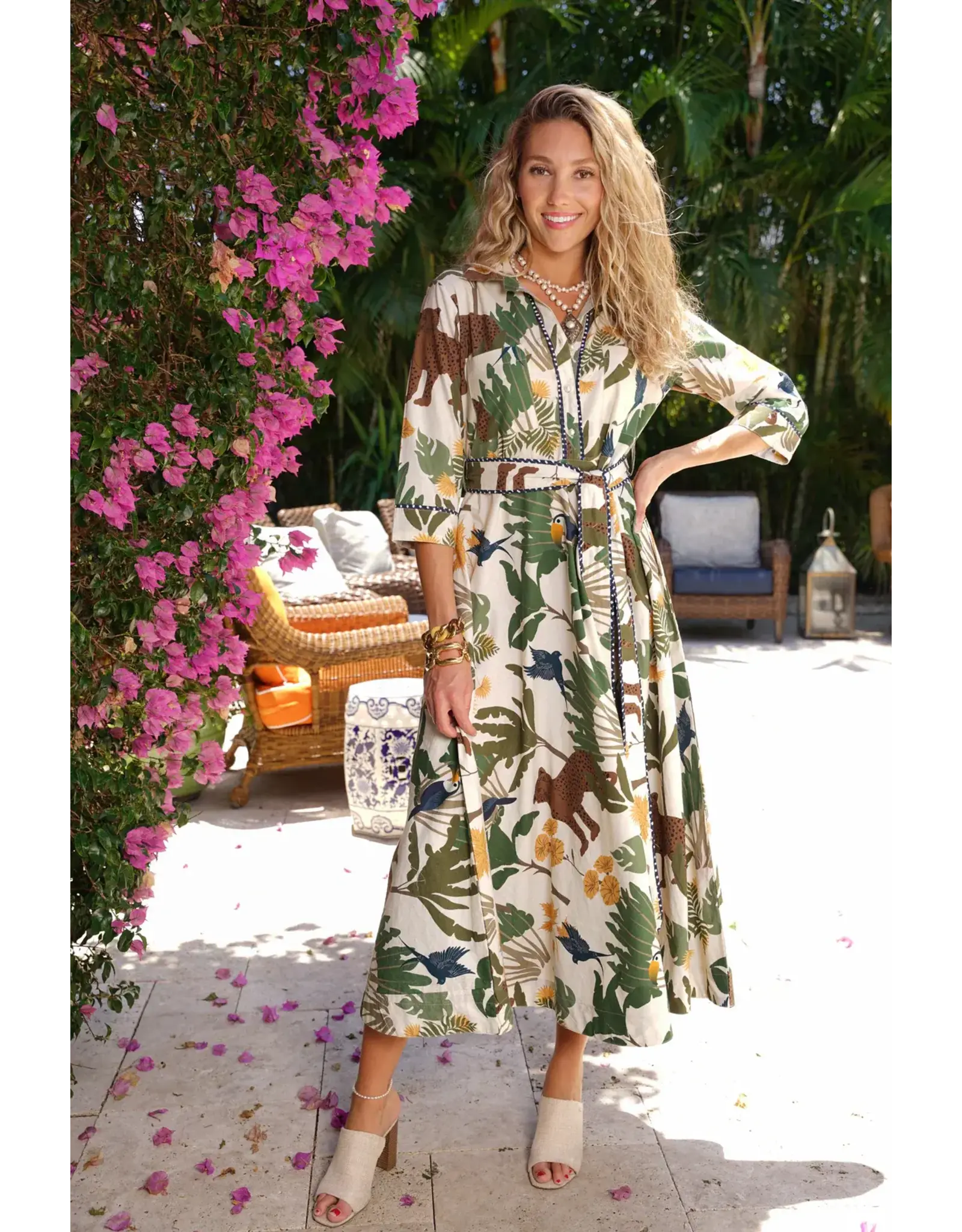 JUST DARVINY DESERT SAFARI DRESS