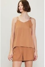 DOUBLE STRAP SILK CAMI