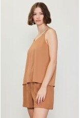DOUBLE STRAP SILK CAMI
