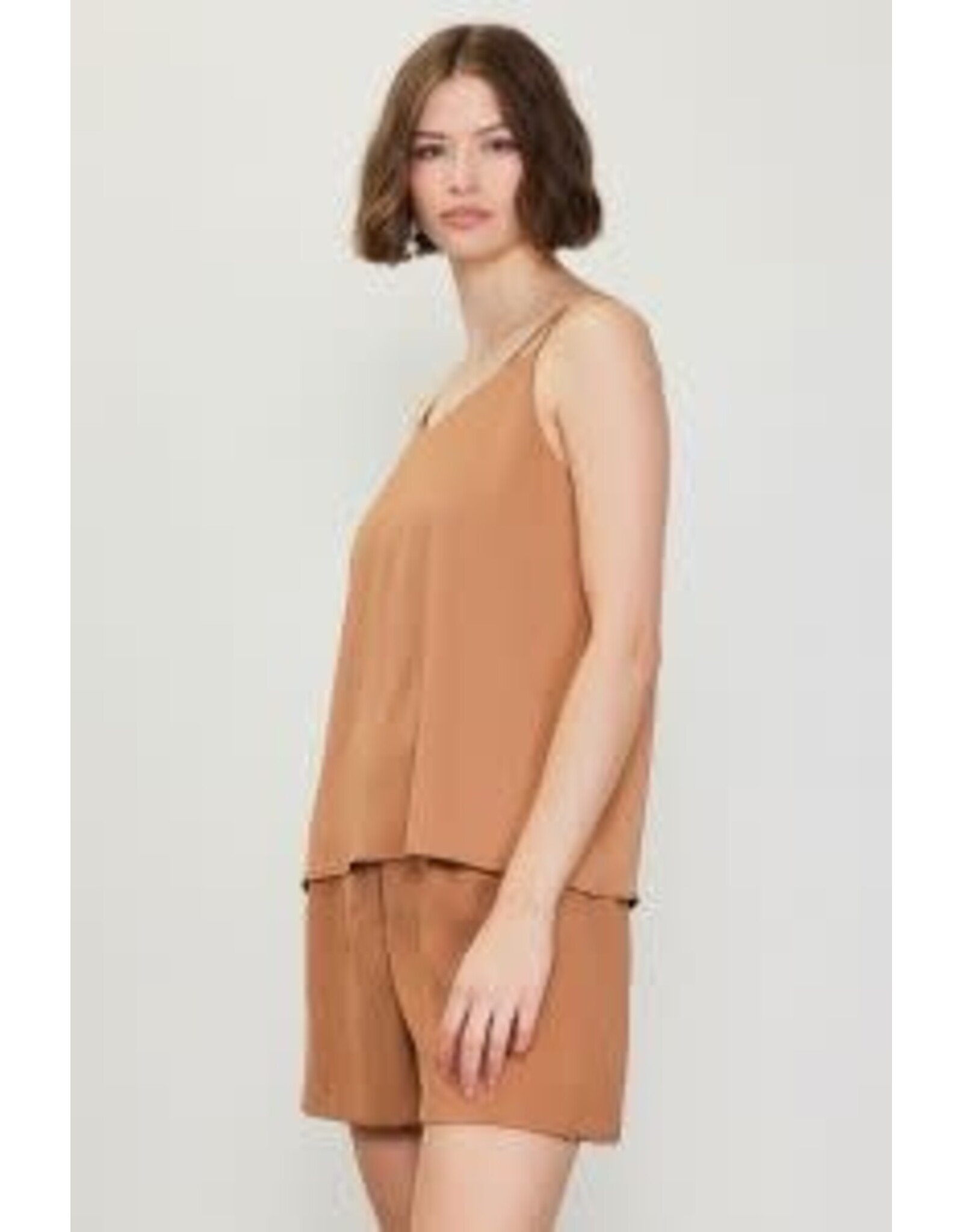 DOUBLE STRAP SILK CAMI