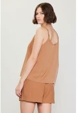 DOUBLE STRAP SILK CAMI