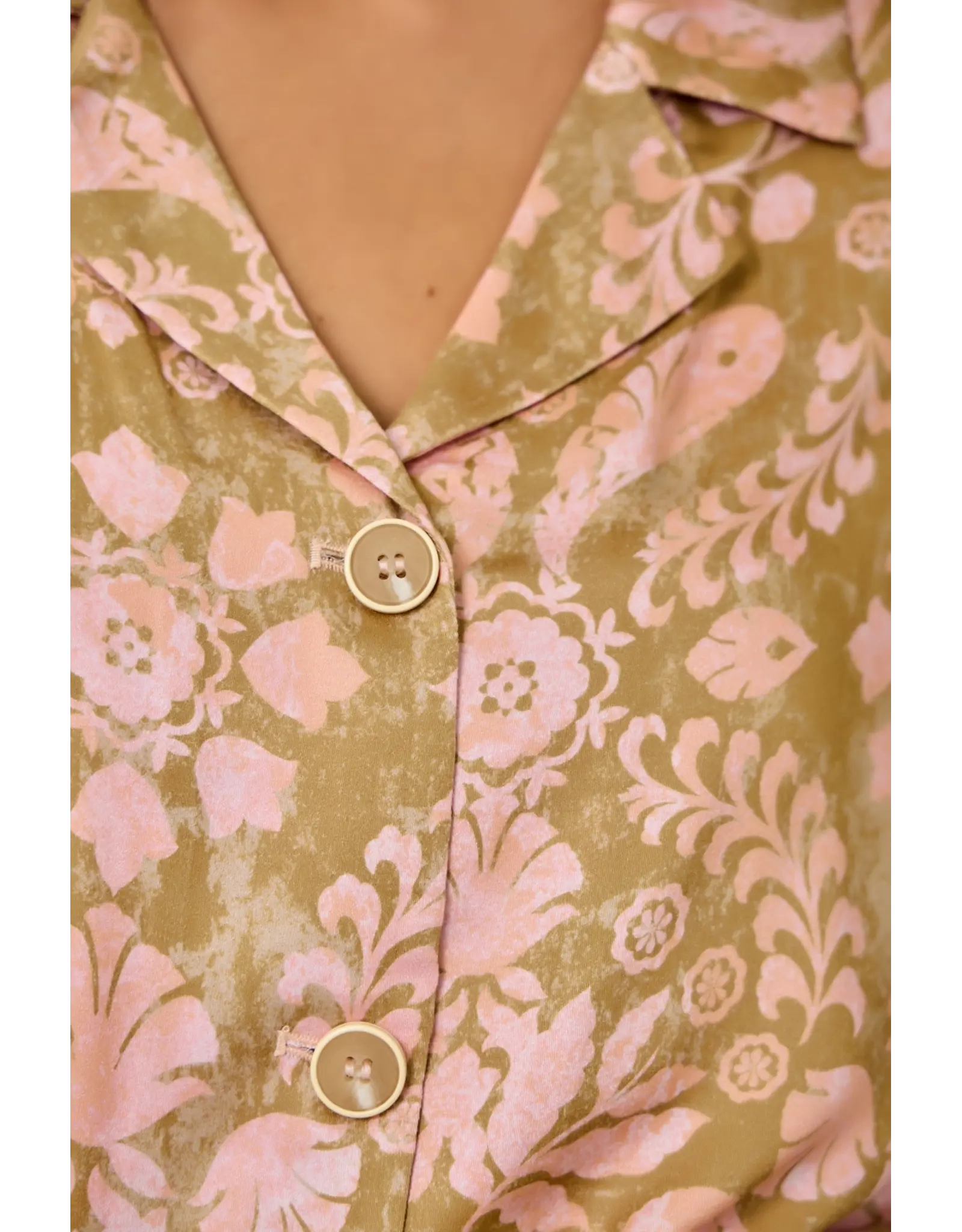 MYSTREE BOTANICAL PRINT SHORT SET