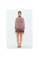 INA CHOCOLATE ORCHID MINI DRESS