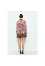 INA CHOCOLATE ORCHID MINI DRESS