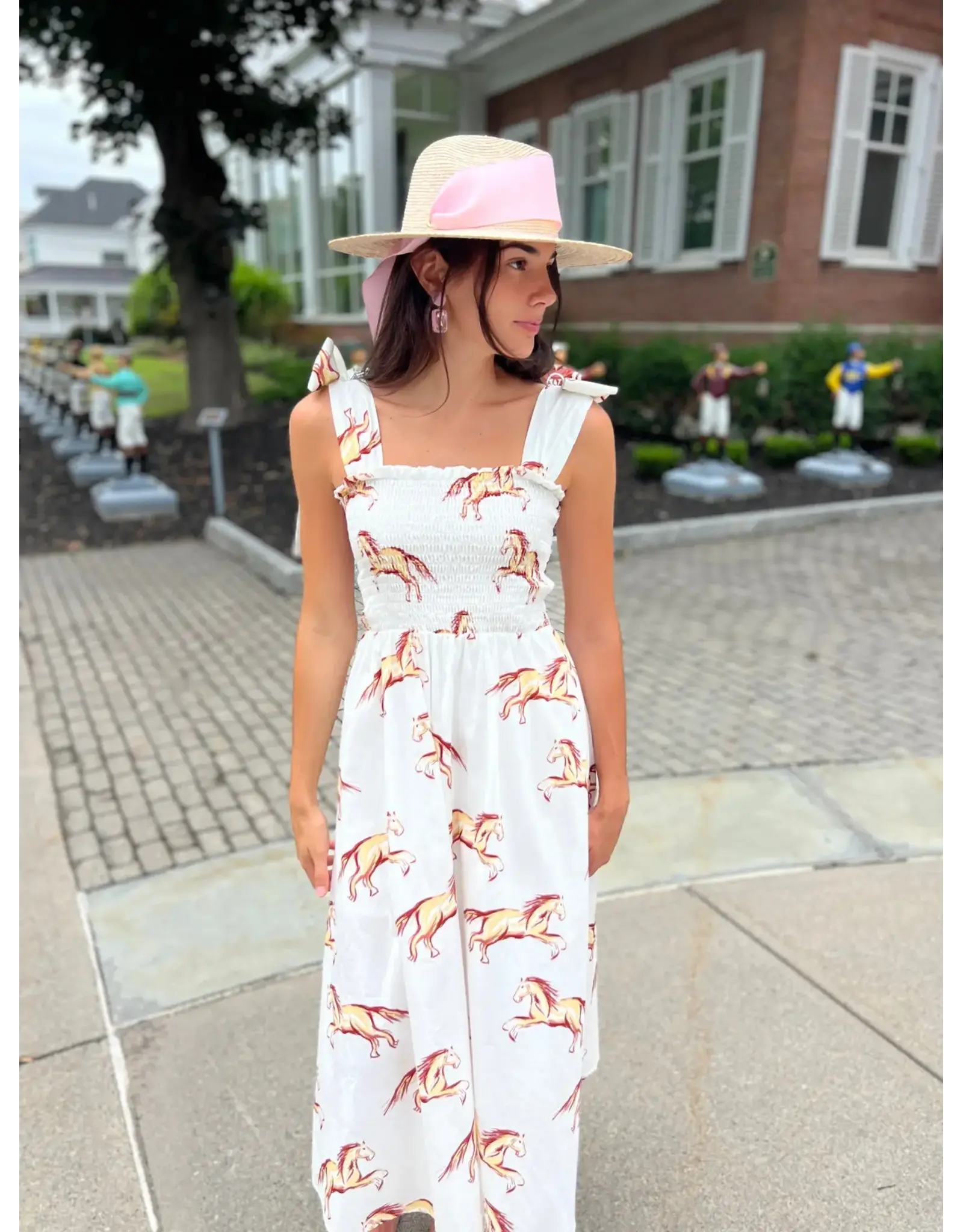 KATHLEEN MAEVE HORSE PRINT MAXI
