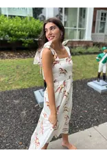 KATHLEEN MAEVE HORSE PRINT MAXI