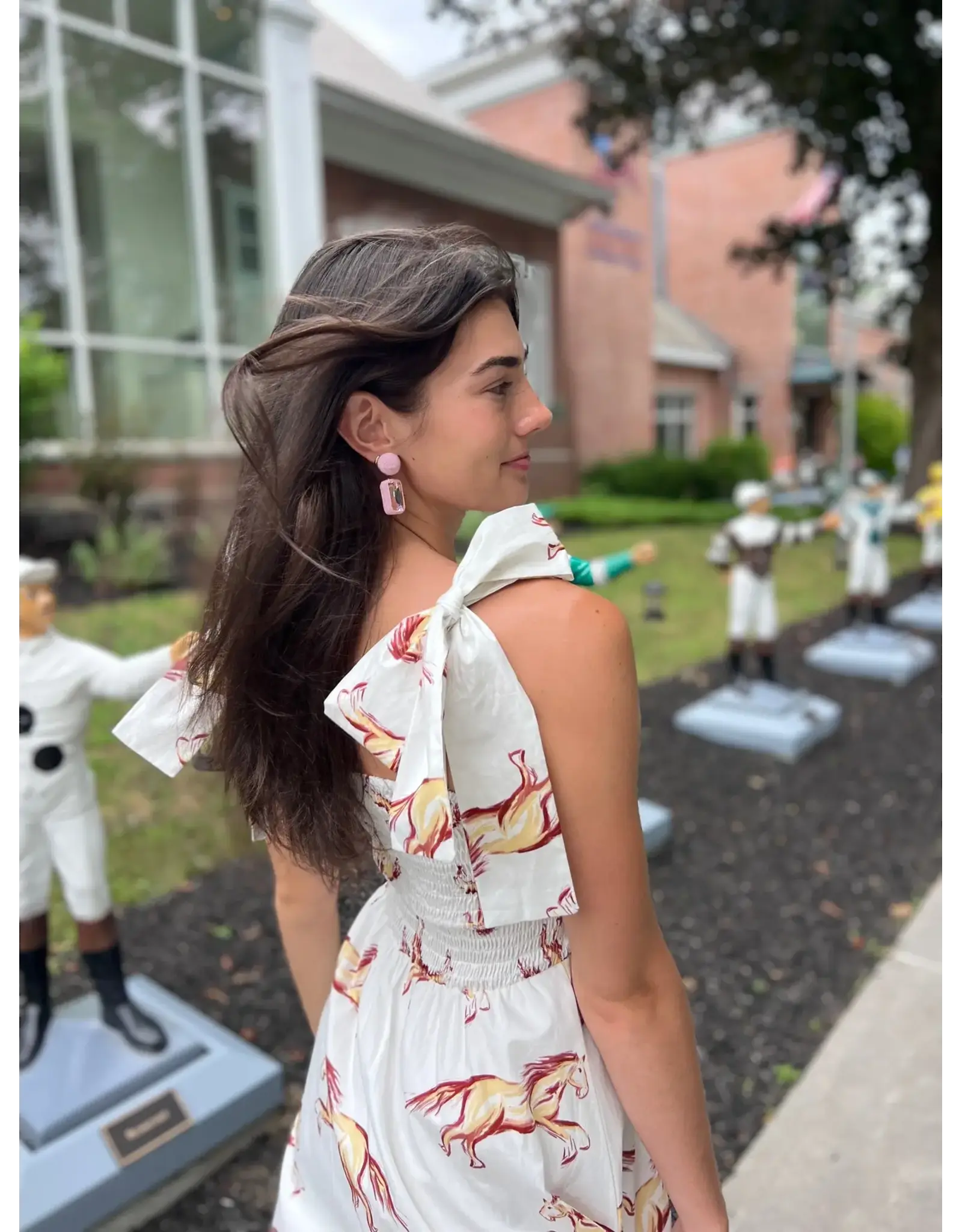 KATHLEEN MAEVE HORSE PRINT MAXI