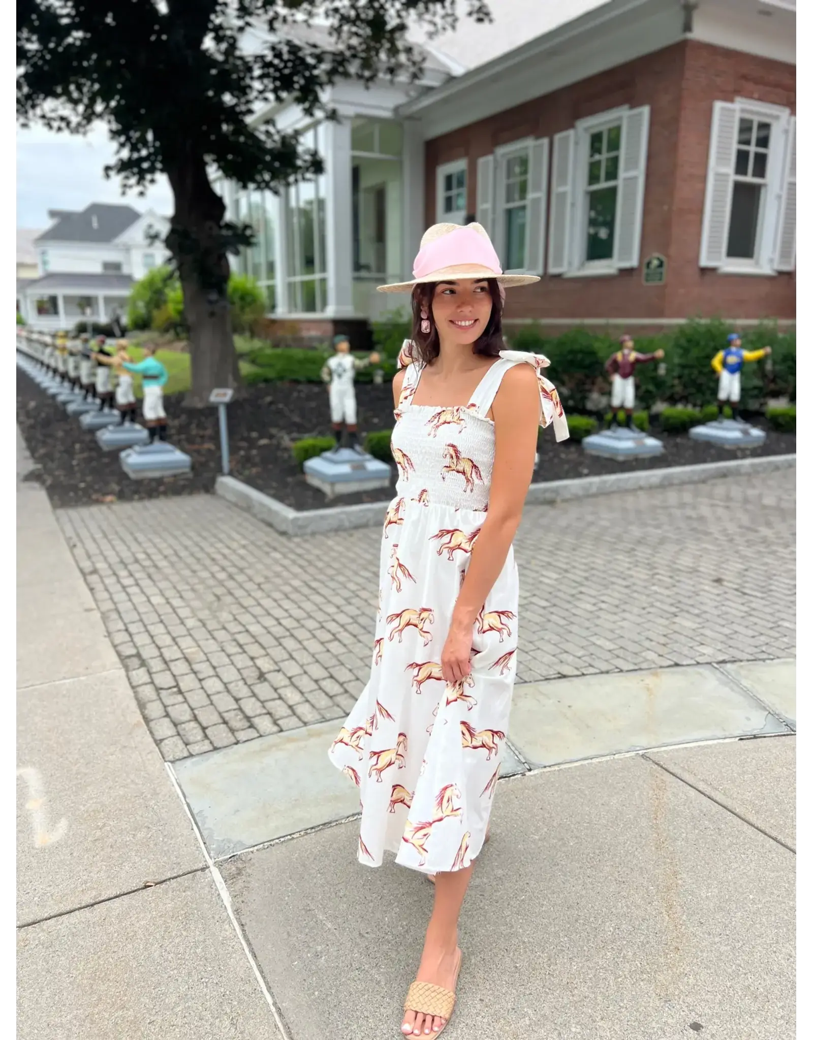 KATHLEEN MAEVE HORSE PRINT MAXI
