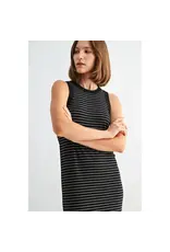 FUN2FUN STRIPE RIB KNIT DRESS