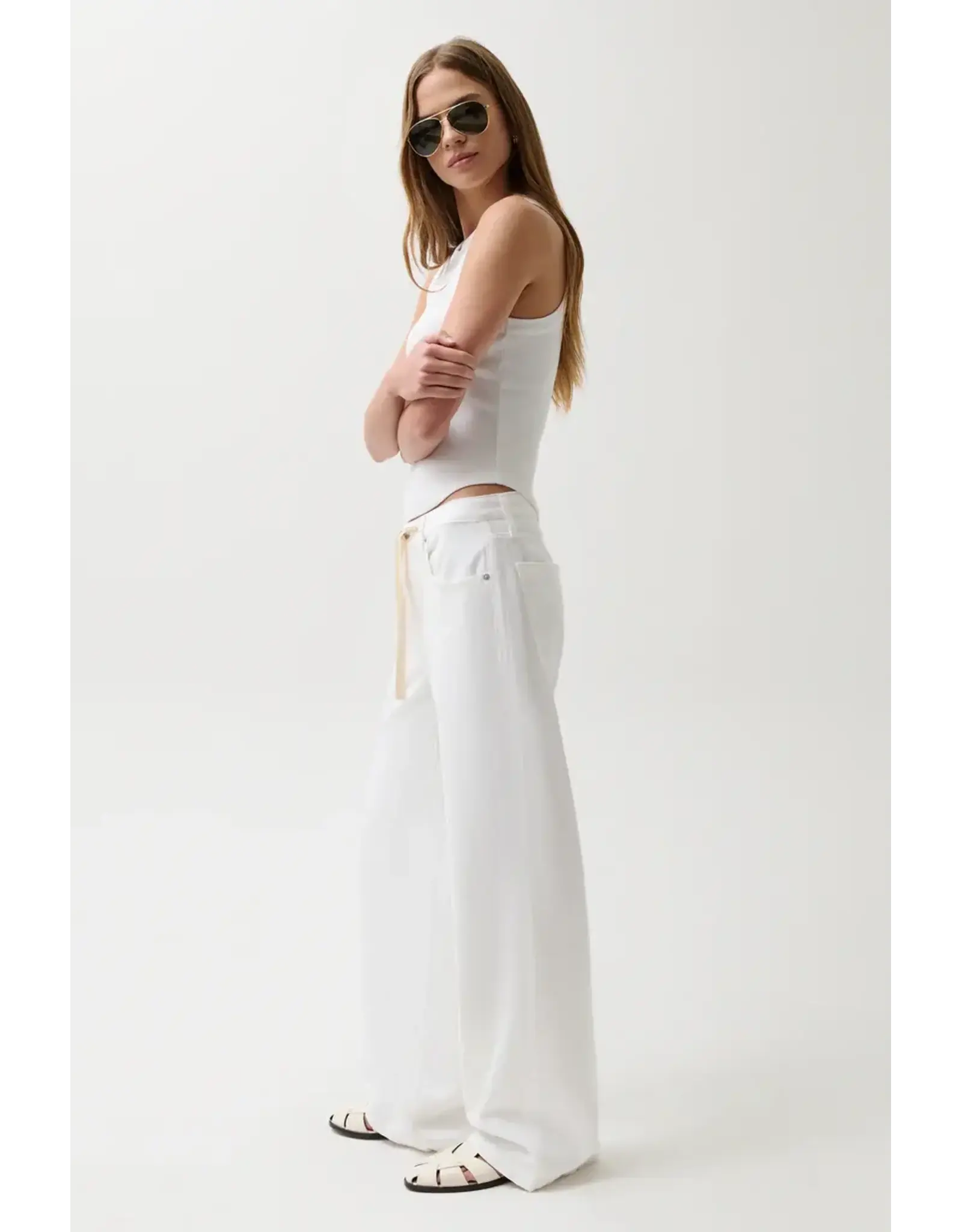 JADYN LOW SLUNG PALAZZO W DRAW STRING