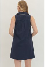 LINEN MINI W/PIPING DETAIL
