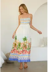 COASTAL TOWN PRINT SUNDRESS