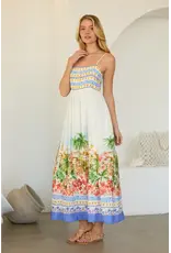 COASTAL TOWN PRINT SUNDRESS