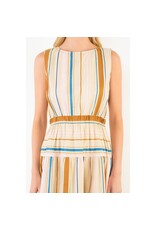 STRIPE MIDI DRESS
