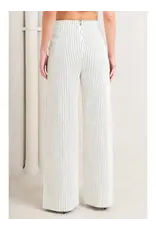 STRIPED JEAN W/BUTTON DETAIL