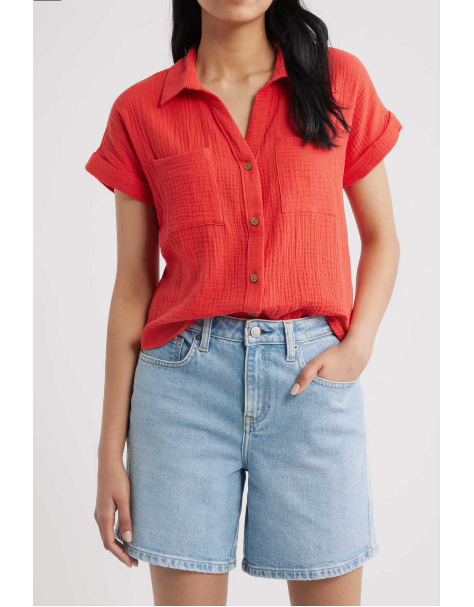 CHICAGO GUAZE BUTTON DOWN