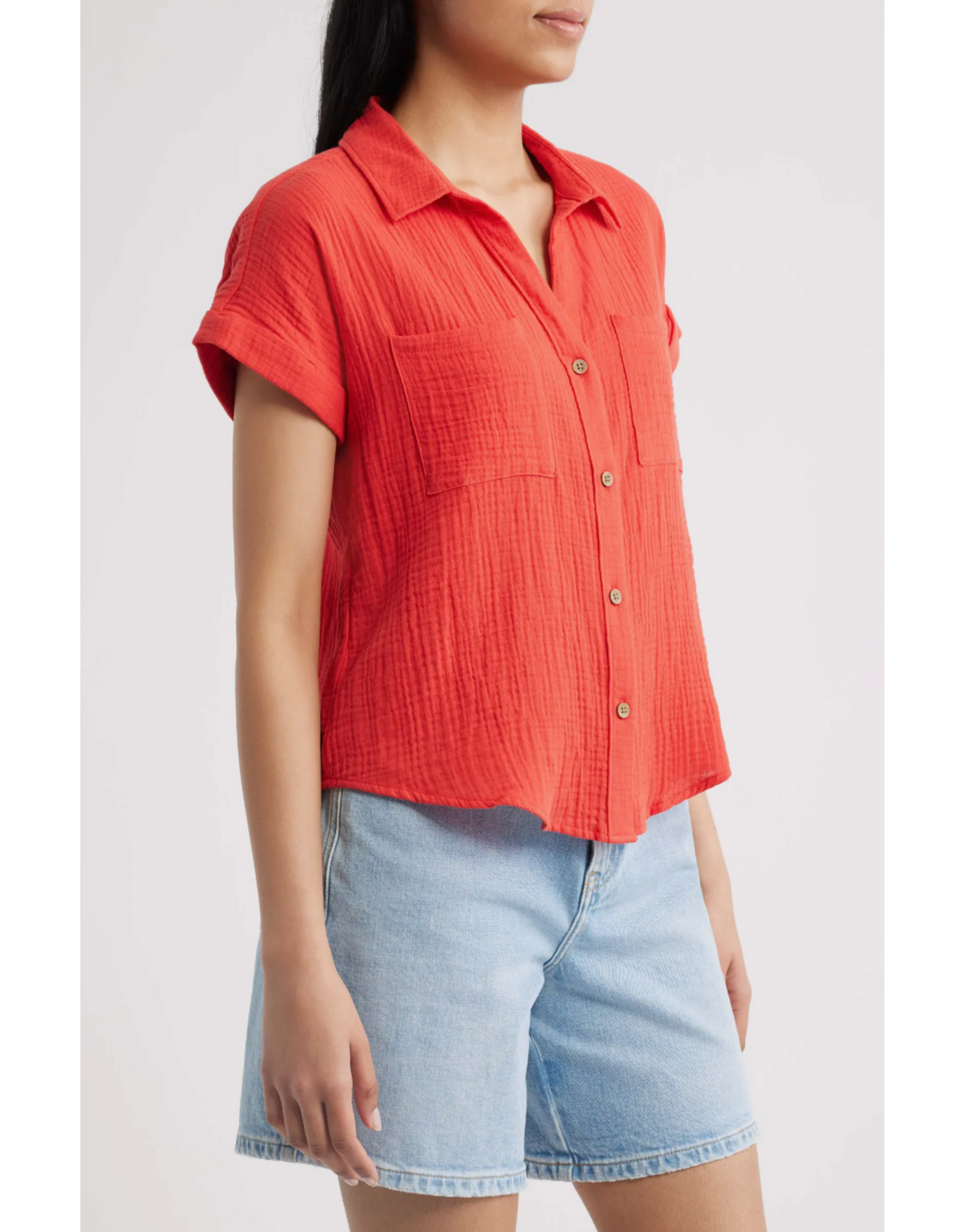 CHICAGO GUAZE BUTTON DOWN