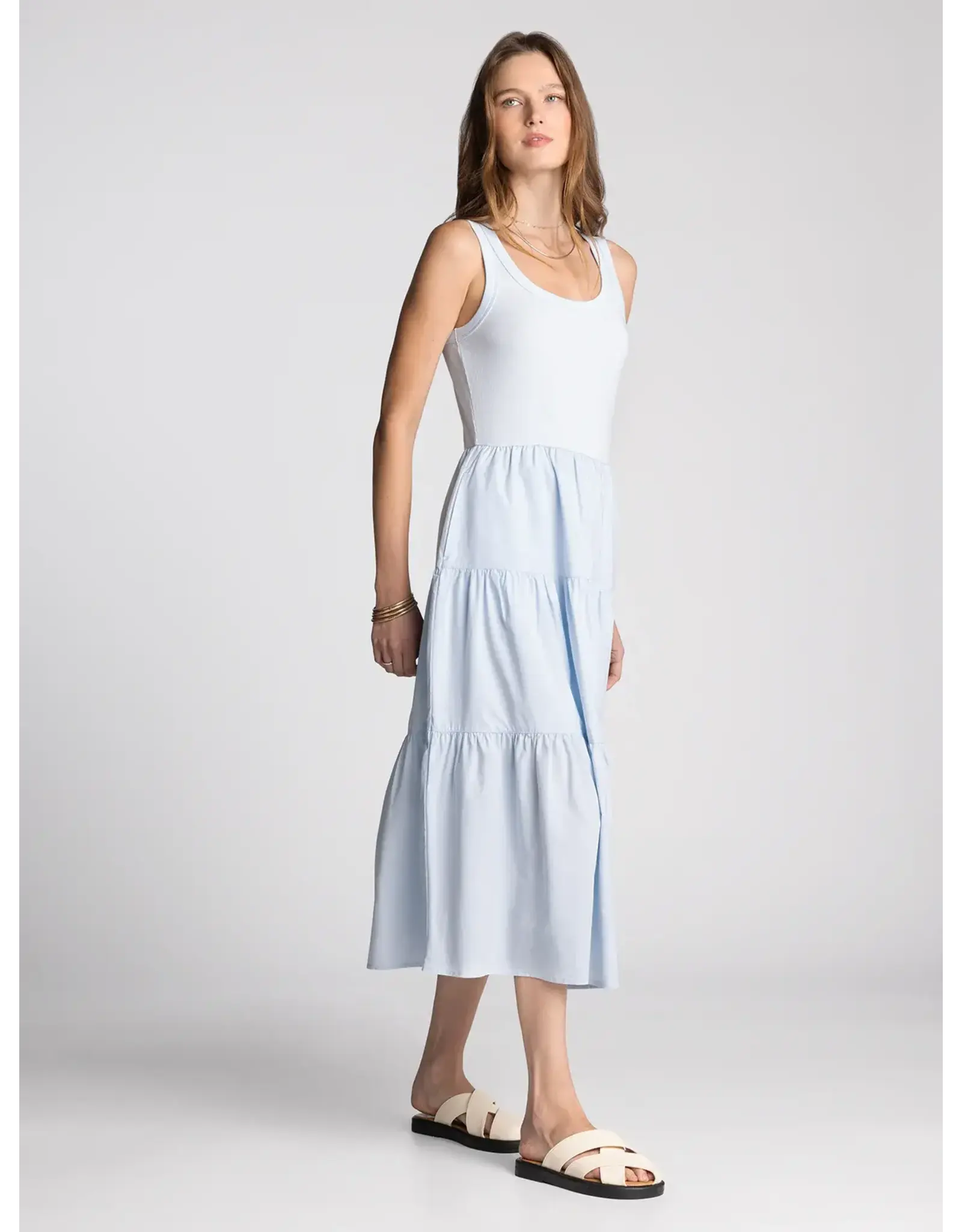 SOLENNE SMOCKED MIDI