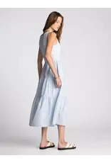 SOLENNE SMOCKED MIDI