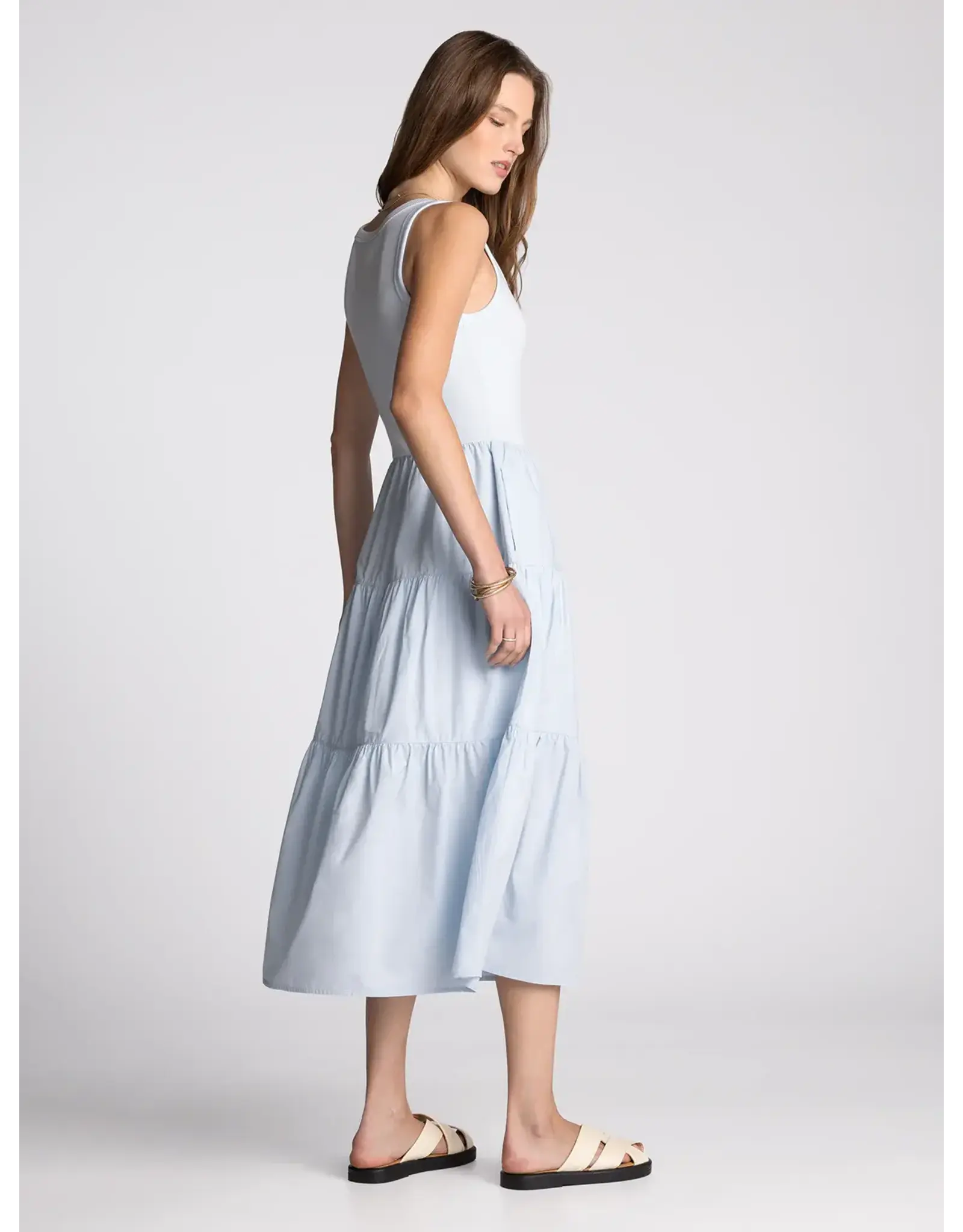 SOLENNE SMOCKED MIDI