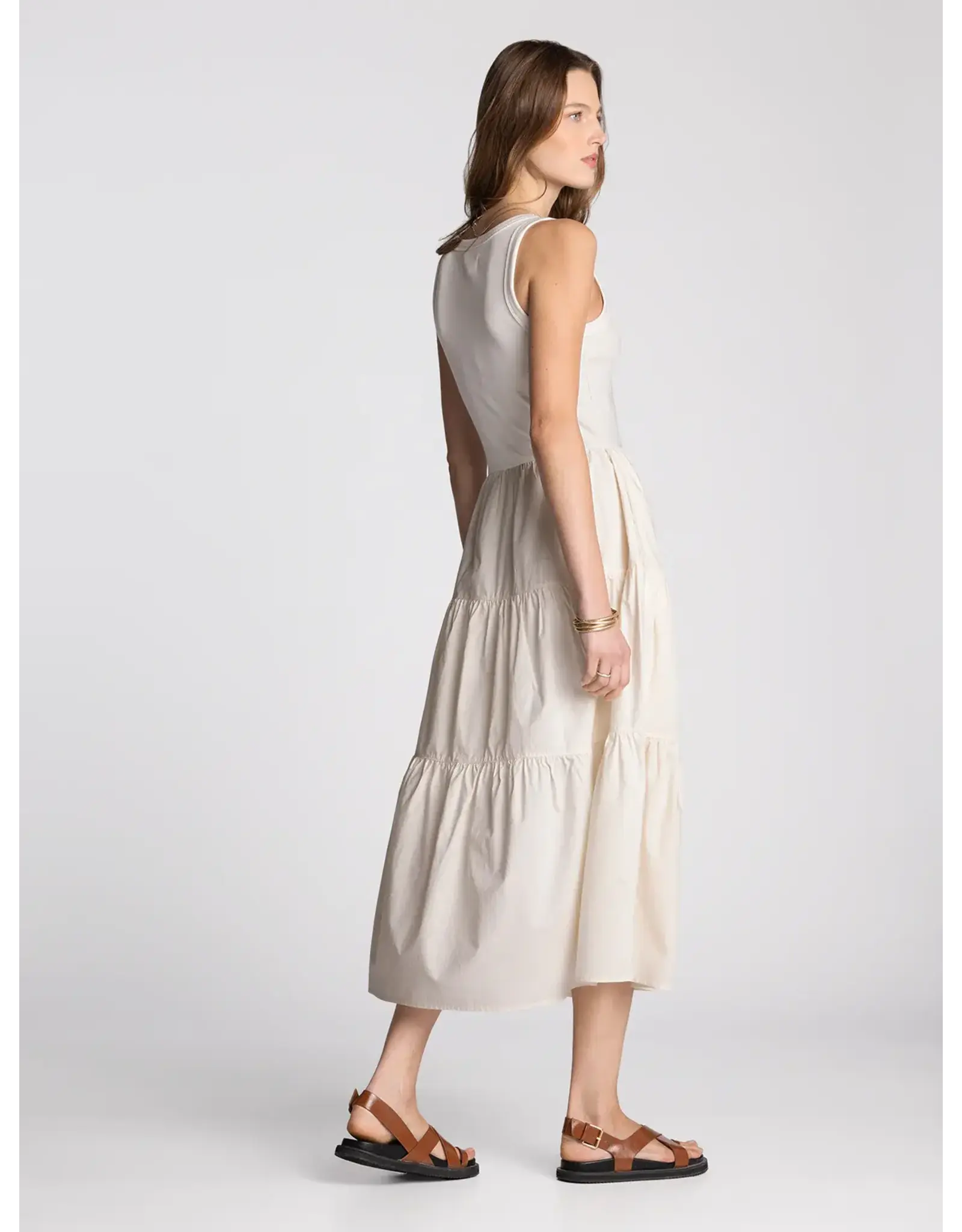 SOLENNE SMOCKED MIDI