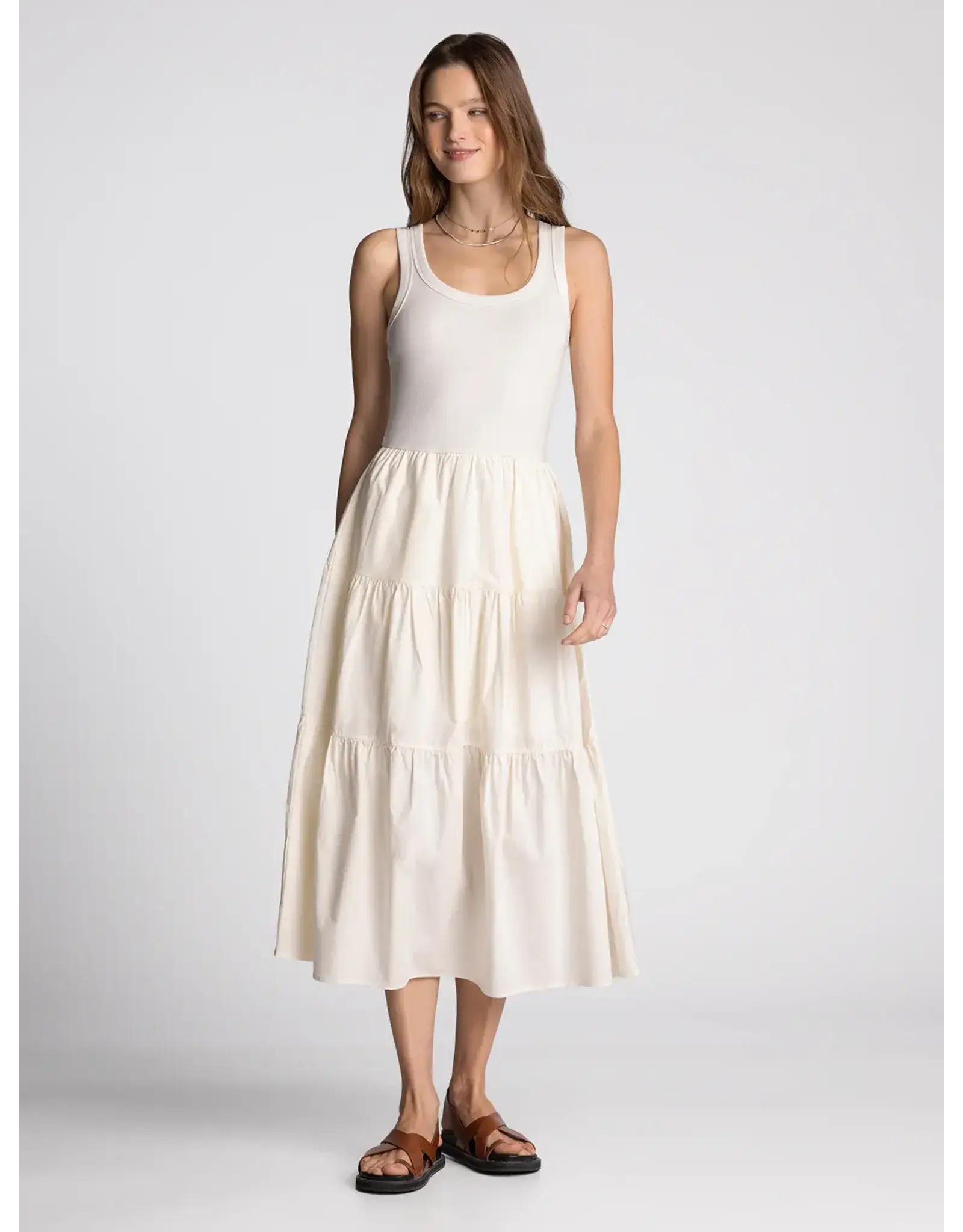 SOLENNE SMOCKED MIDI