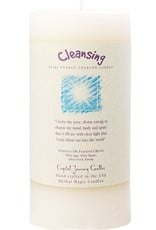 Crystal Journey Cleansing Pillar Candle