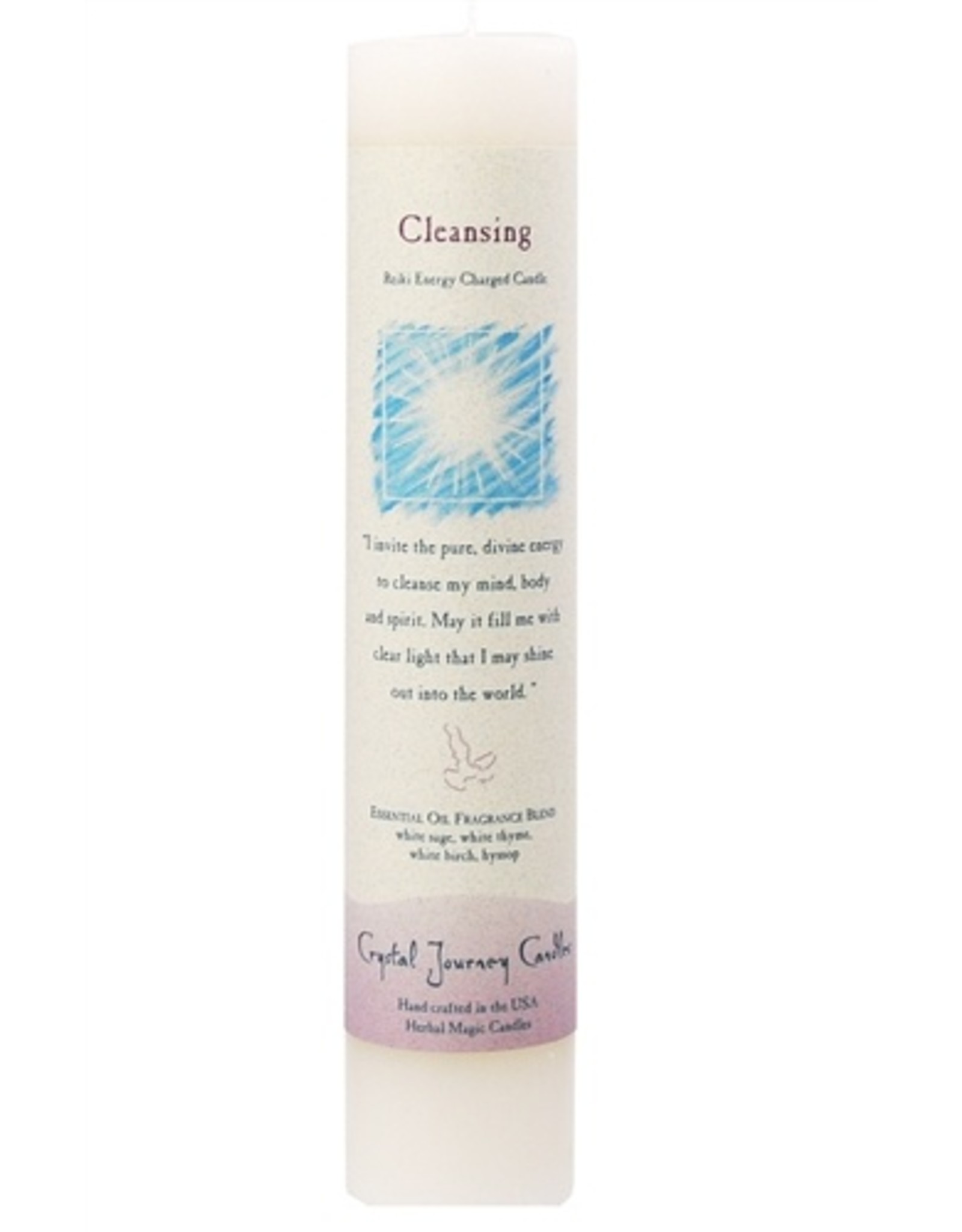 Crystal Journey Cleansing Magic Pillar Candle