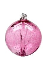 6" Olde English Witch Ball-Cranberry