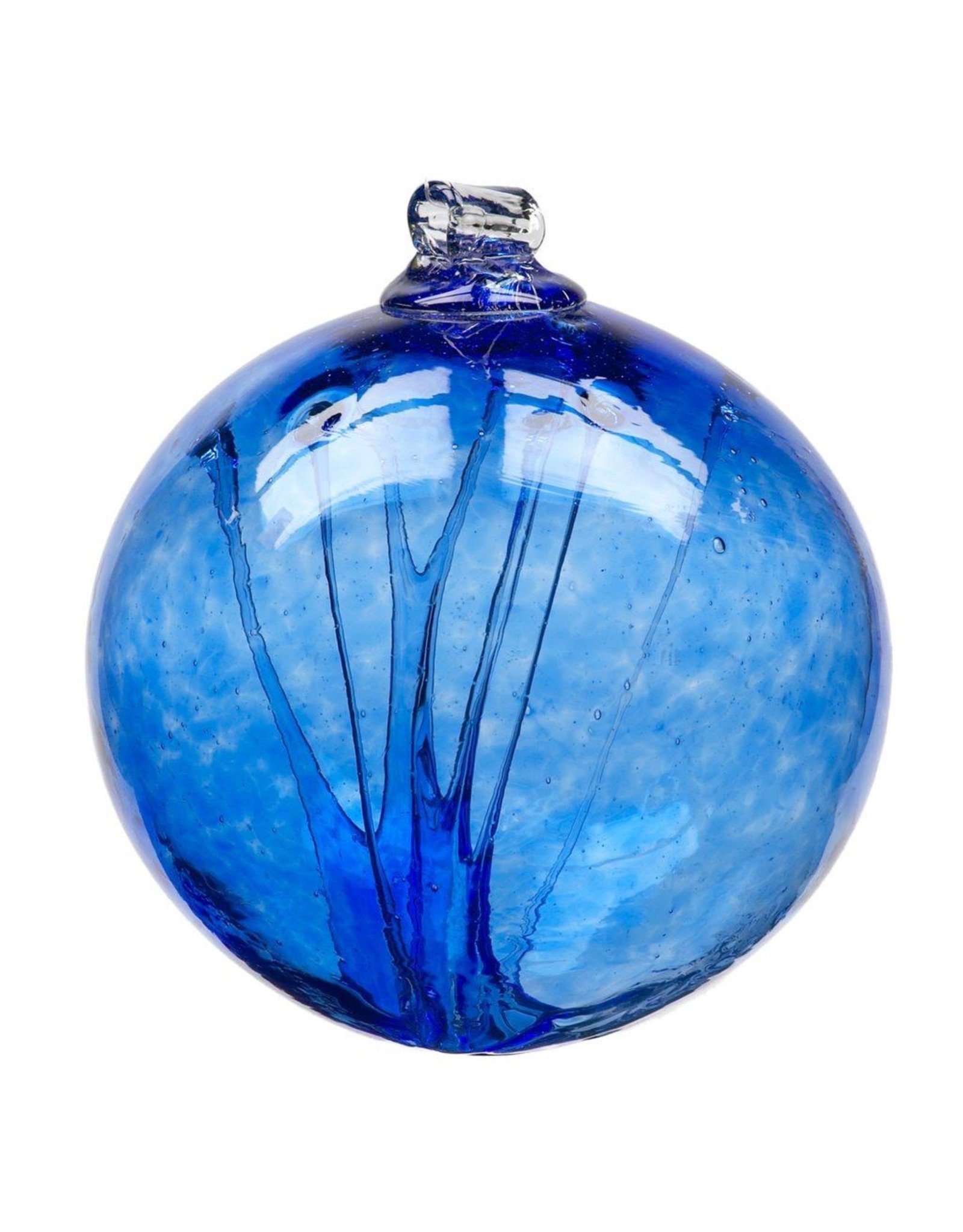 6" Olde English Witch Ball-Cobalt
