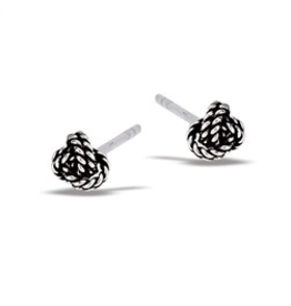 Rope Knot Post Earring