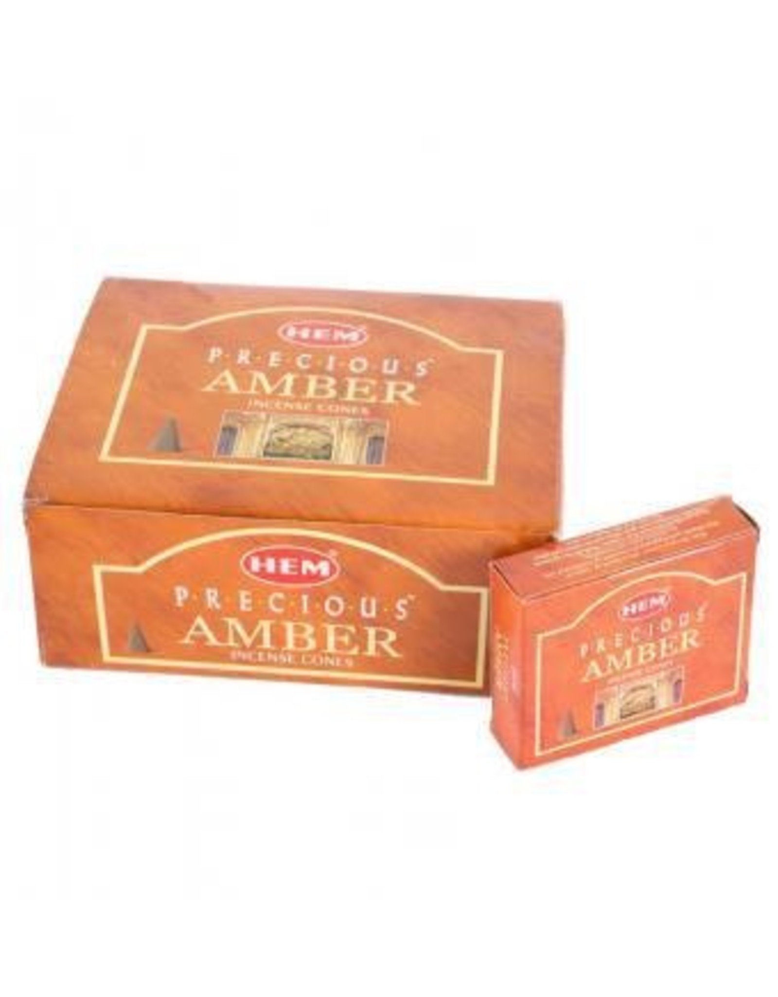 HEM Precious Amber Incense Cones