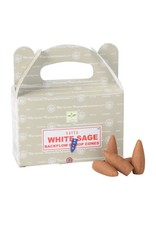 Satya White Sage Backflow Incense Cones
