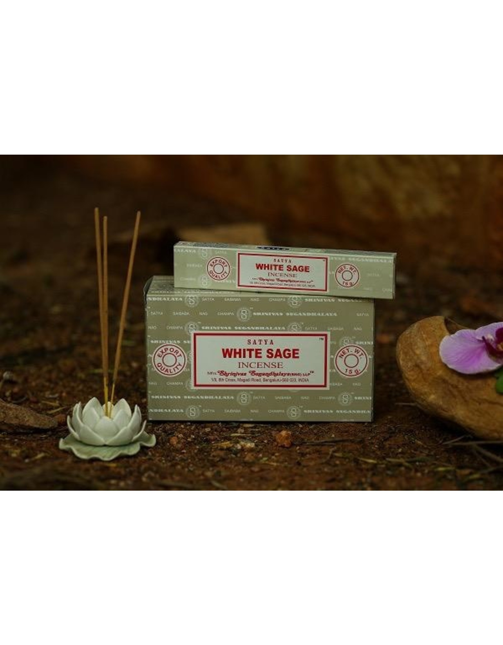 Satya White Sage 15 Gram Incense Stick