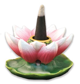 Mini Lotus Backflow Incense Cone Burner
