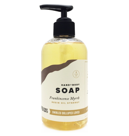 Hand + Body Soap Frankincense Myrrh 8 oz.