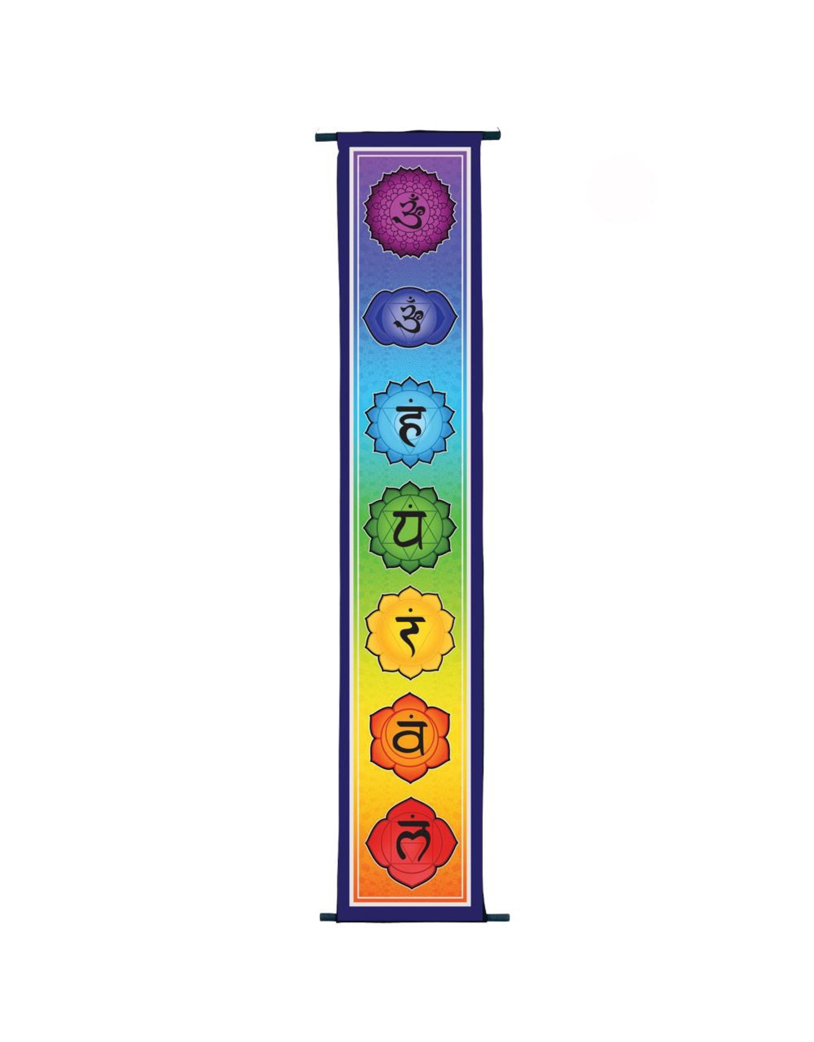 7 Chakra Rainbow Banner