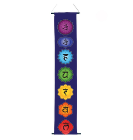 Seven Chakra Banner-Blue