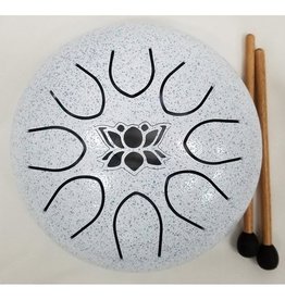 UFO Meditation Drum 16cm-White